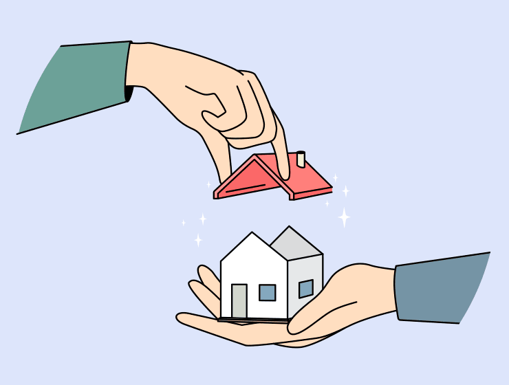 Building a House Illustration